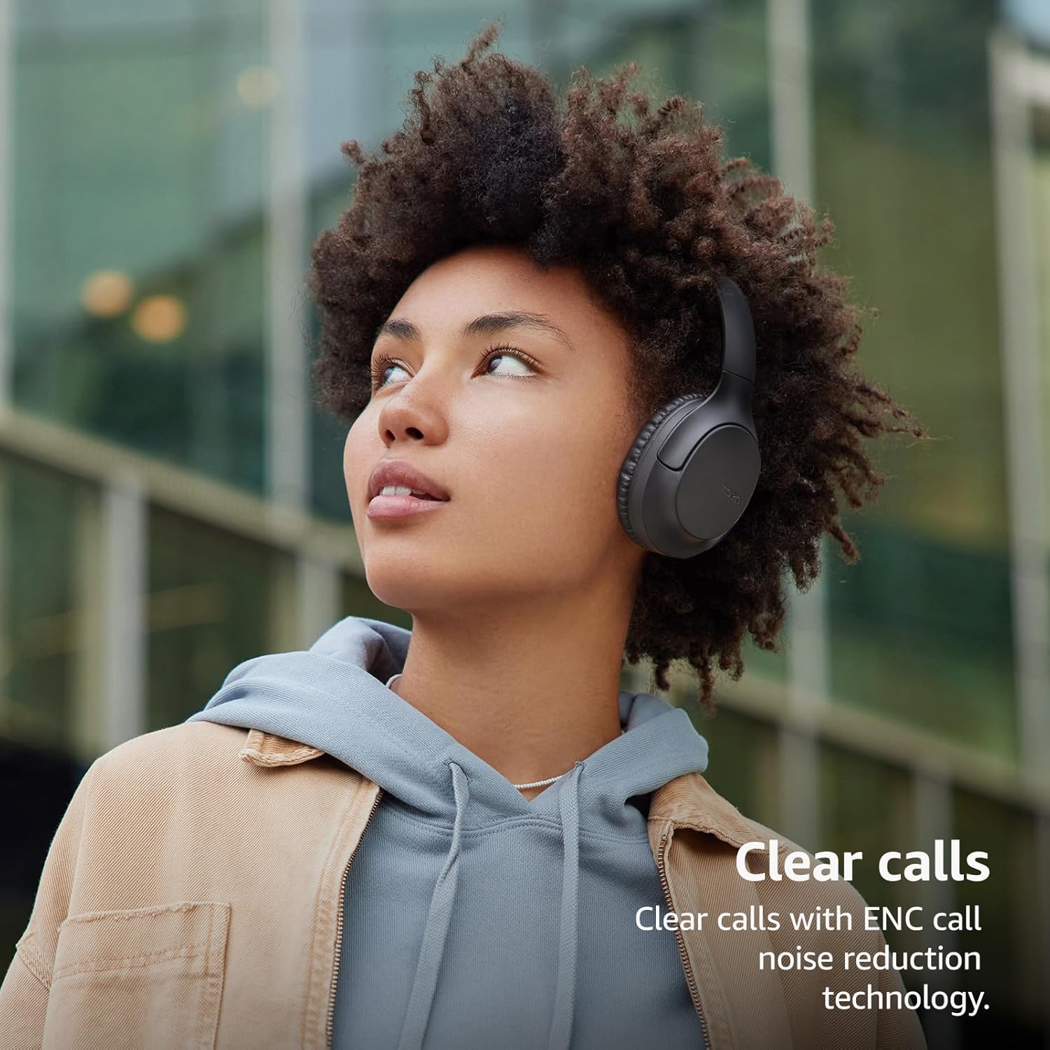 TOZO Bluetooth 5.4 Over Ear Headphones, ENC Call Noise Cancelling Mic, Foldable Wireless Headset, 70H Playback, Deep Bass Stereo Sound, Customizable EQ via Button & App, for Travel and Home, Upgraded - Image 7